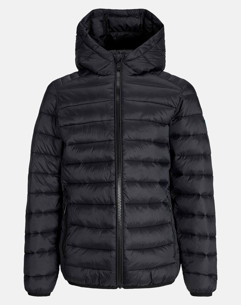 JACK&JONES JJEBRADLEY LIGHT PUFFER HOOD JNR 12280991-BLACK Black