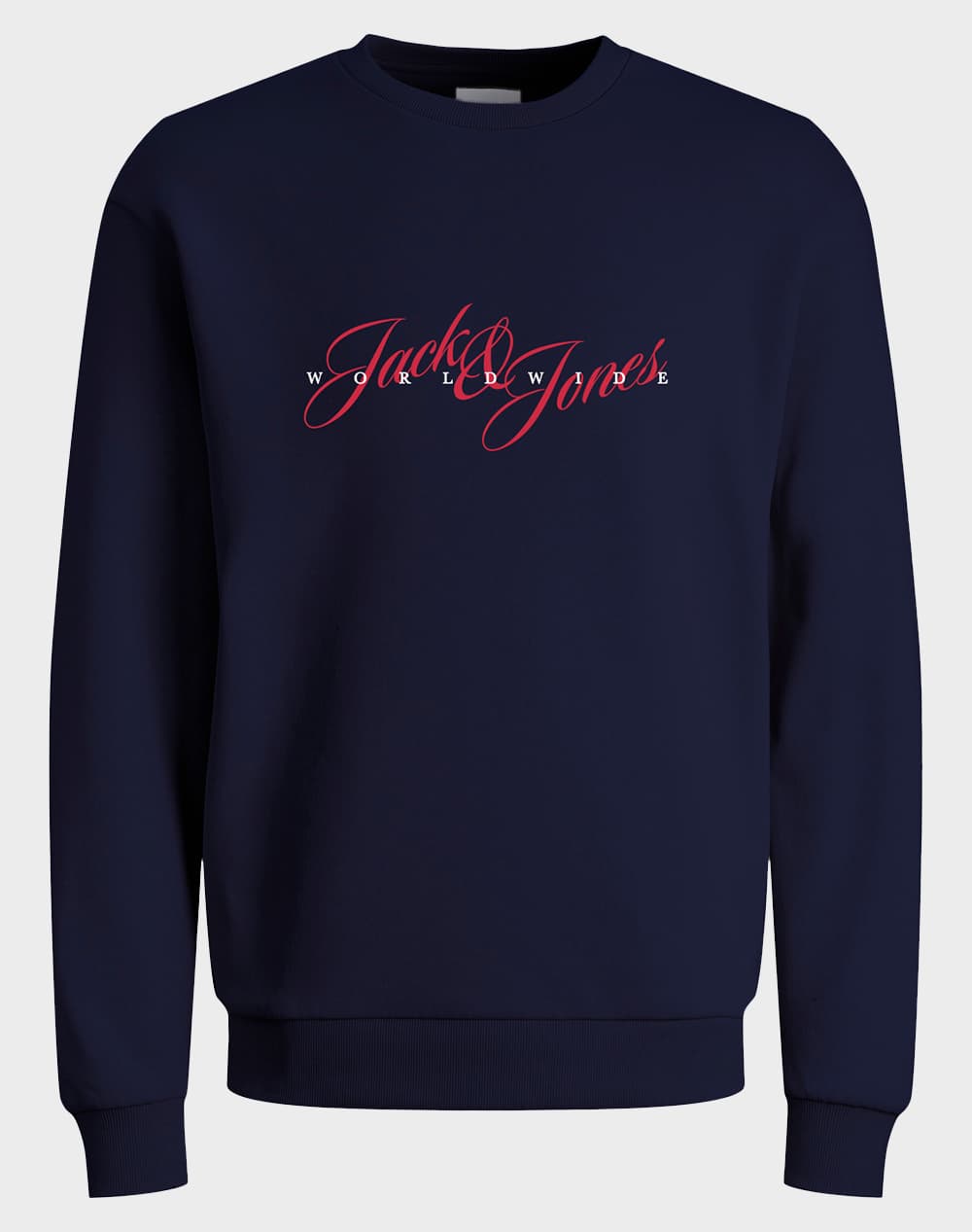 JACK&JONES JORINWOOD SWEAT CREW NECK FST JNR 12288441-Ocean Cavern DarkBlue