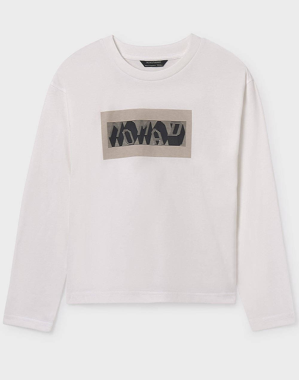 MAYORAL ΜΠΛΟΥΖΑ ΜΑΚΡΥΜΑΝΙΚO "NOMAD" 07013-049 Cream