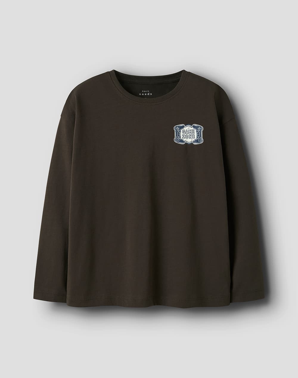 NAME IT NKMVICTOR LS RLX TOP 13234715-DeliciosoGame Zone Brown