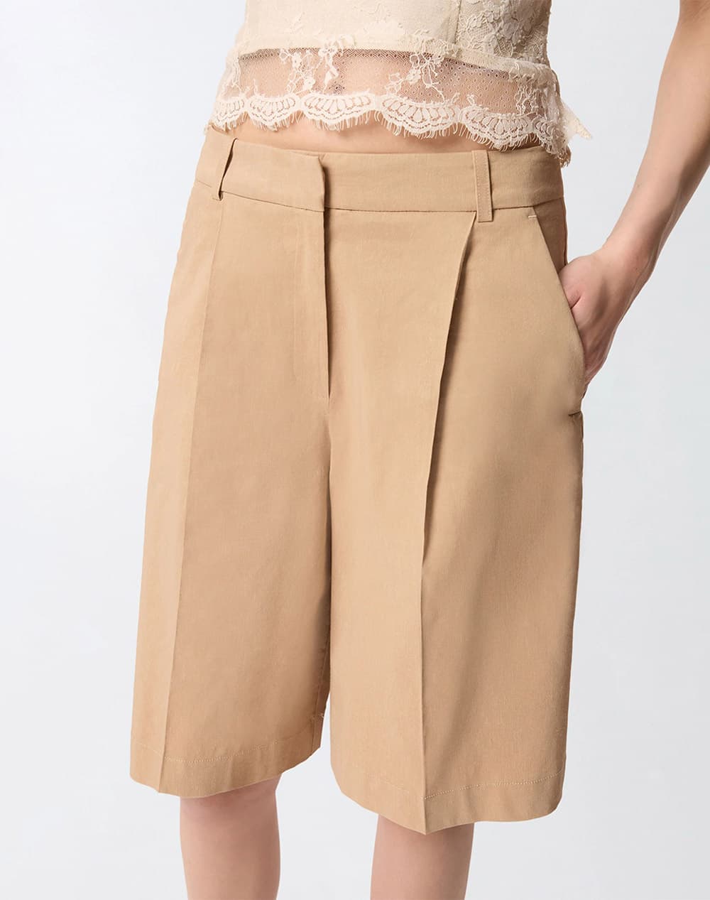 Women's Shorts Pinko Beige