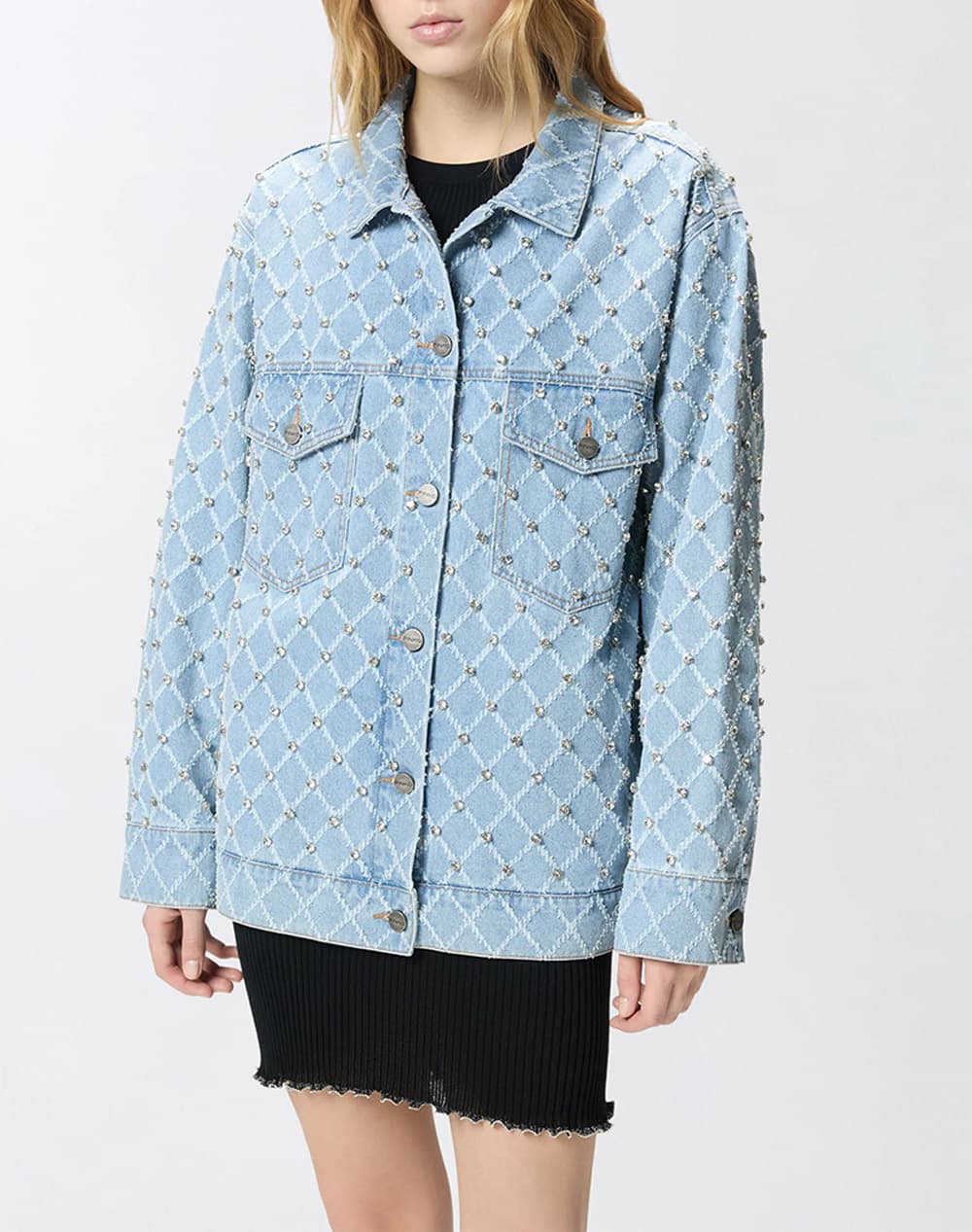 Women's Denim Jackets Pinko Blue