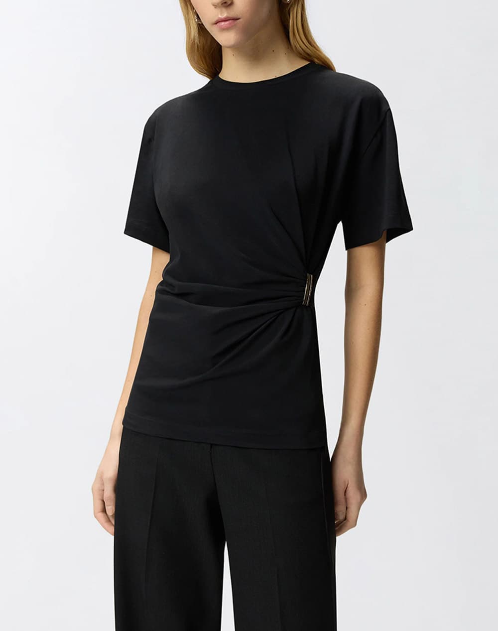 PINKO MARY MAGLIA JERSEY COTONE STRE 106455A35D-Z05 White