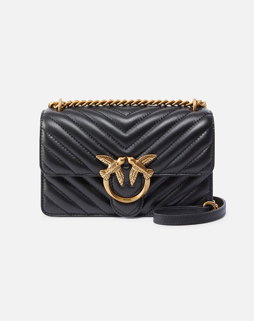 PINKO LOVE ONE MINI DC SHEEP NAPPA C 100074A0GK-Z99Q Black