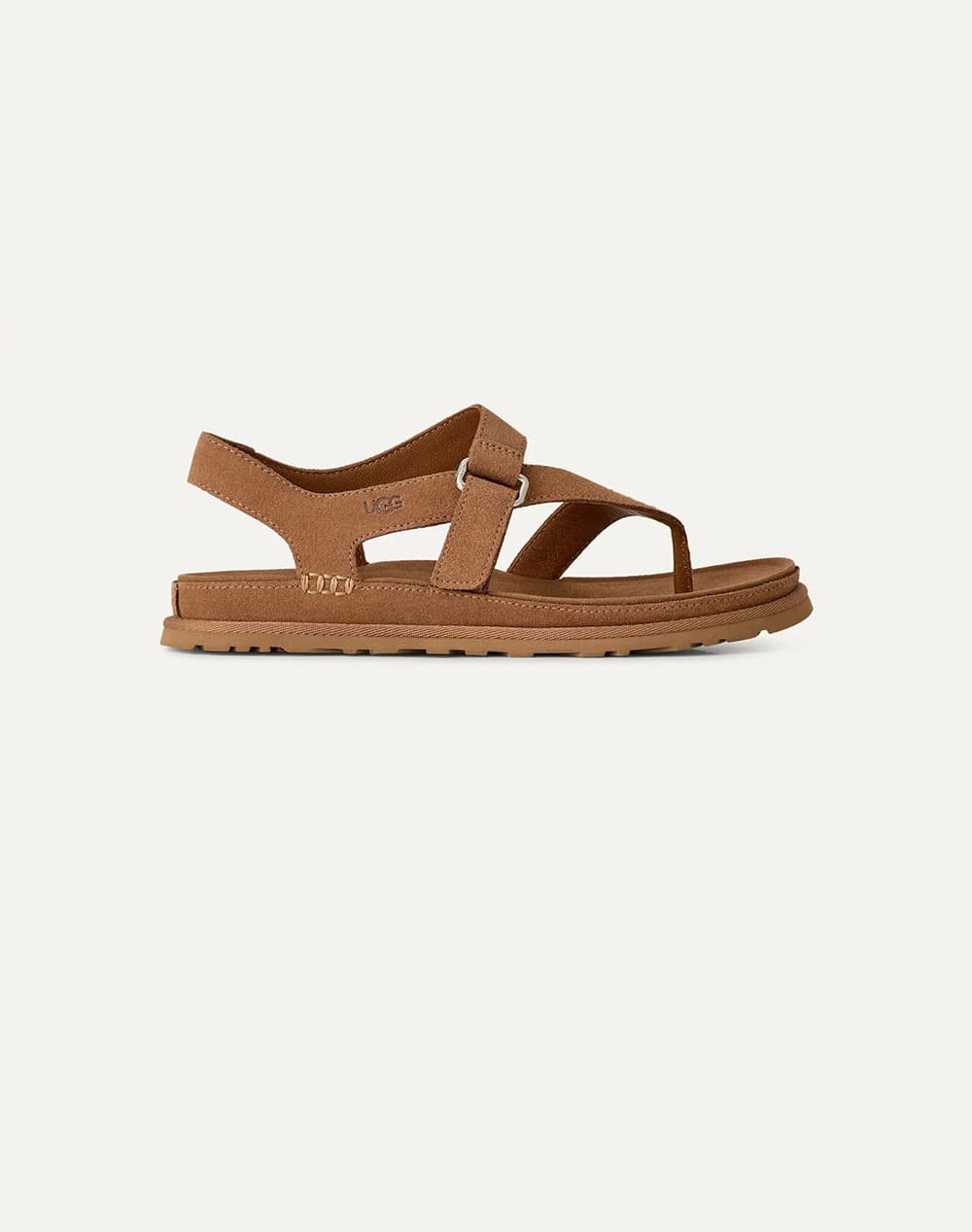 UGG ΠΑΠΟΥΤΣΙΑ ΠΕΔΙΛΑ GOLDENGAZE TOE POST ΣΟΥΕΤ LOGO ΜΠΕΖ