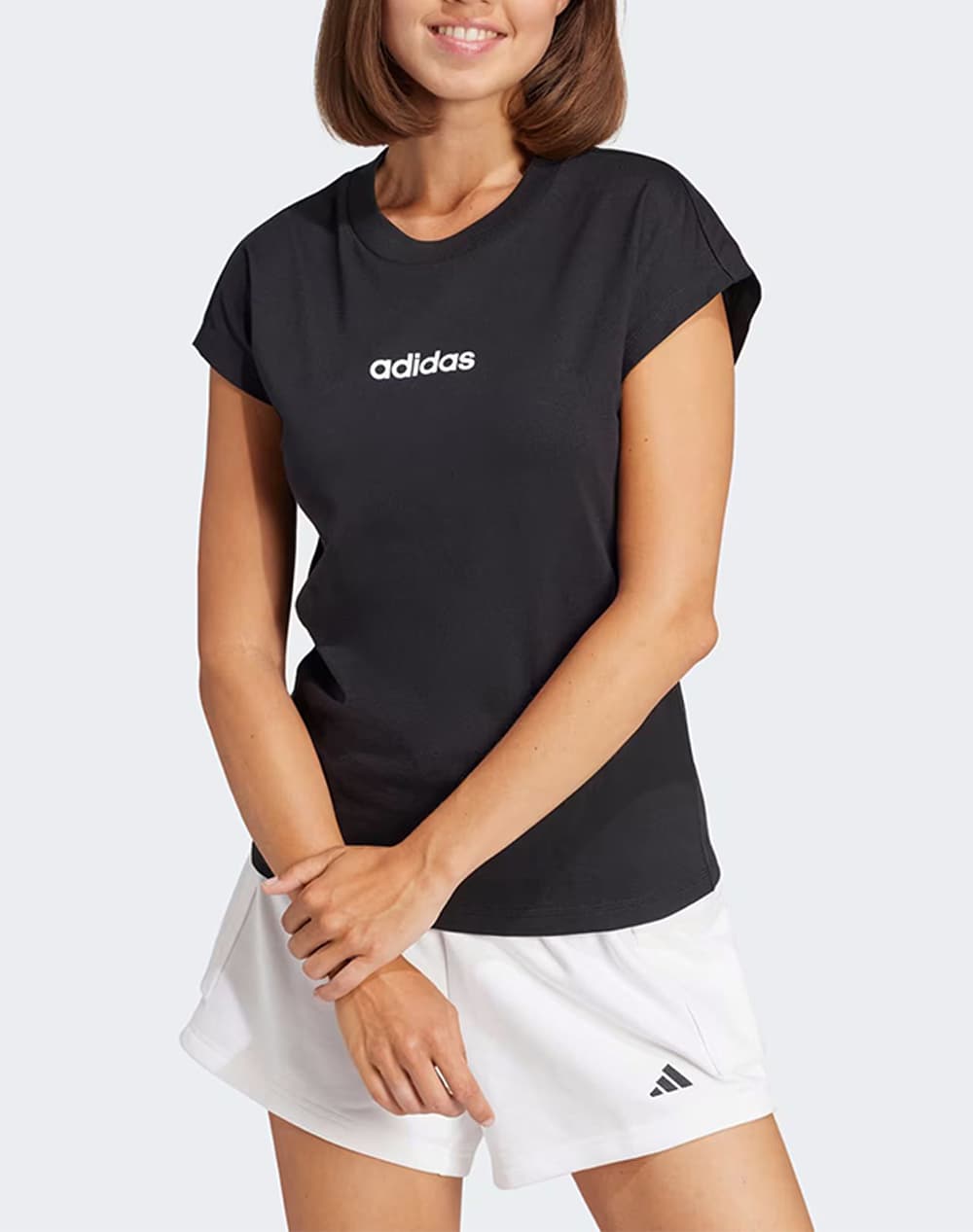 adidas Essentials Linear Cotton W Tshirt JC8238