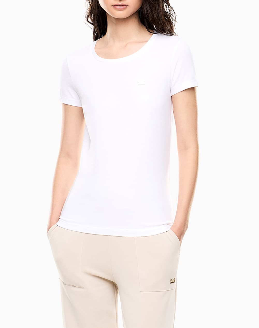 Women's T-Shirts Ea7 Emporio Armani White