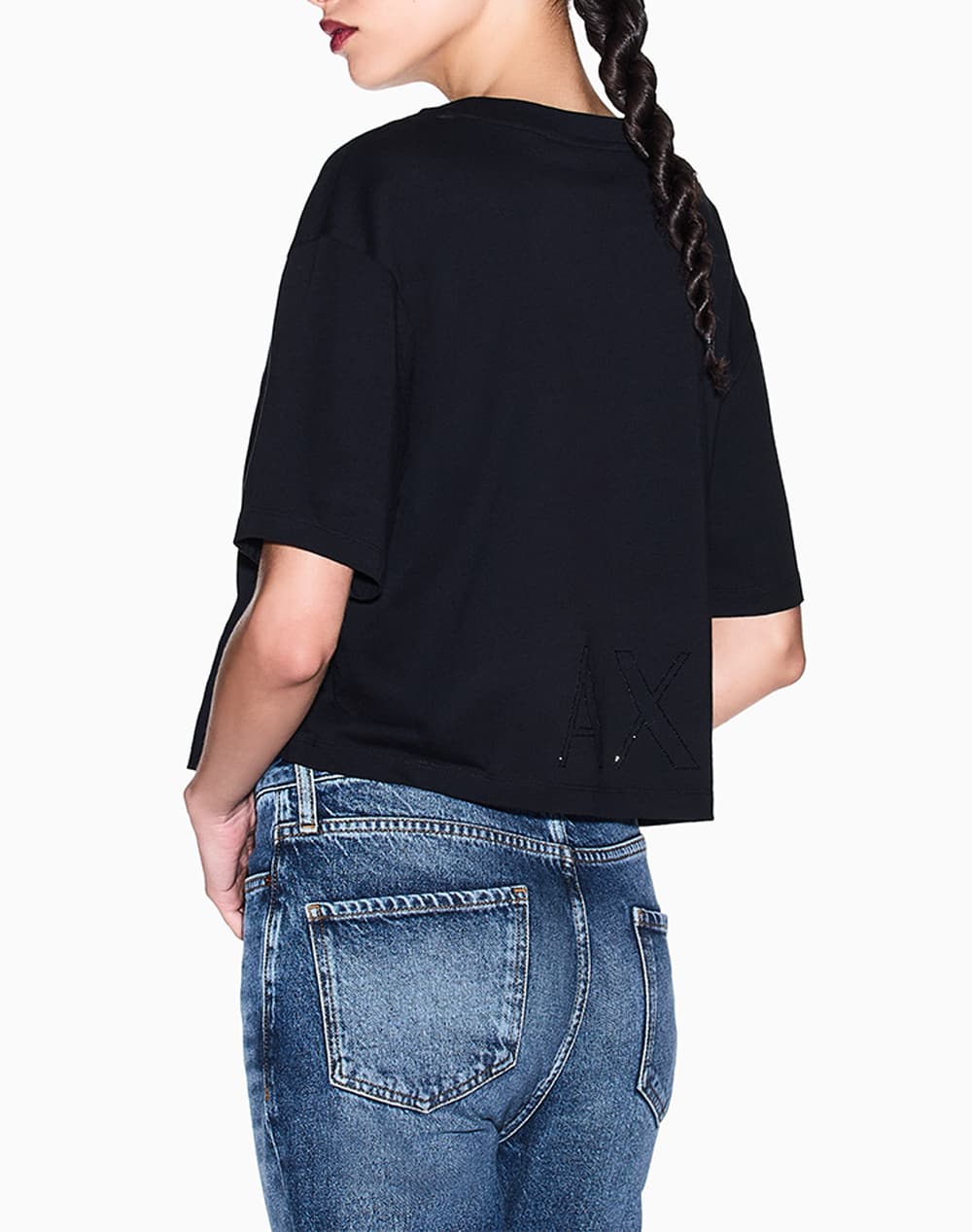 Women's T-Shirts Armani Exchange Black