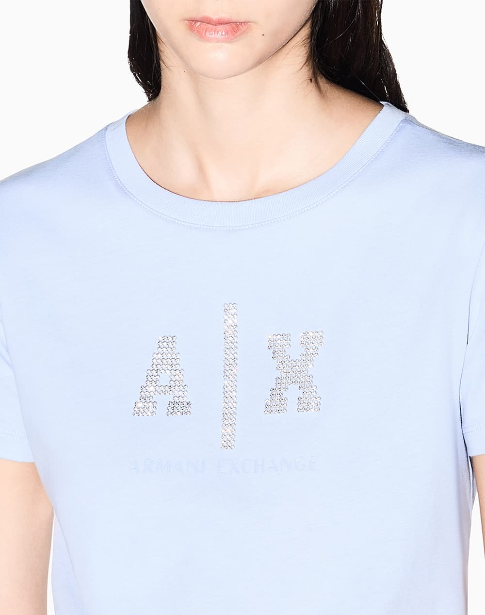 Women's T-Shirts Armani Exchange Blue