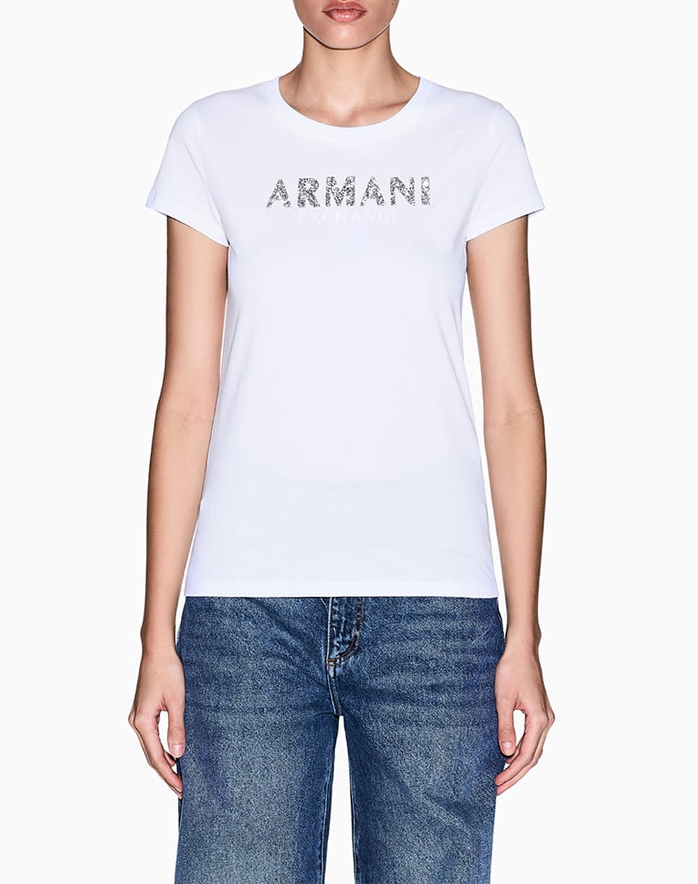 Women's T-Shirts Armani Exchange White