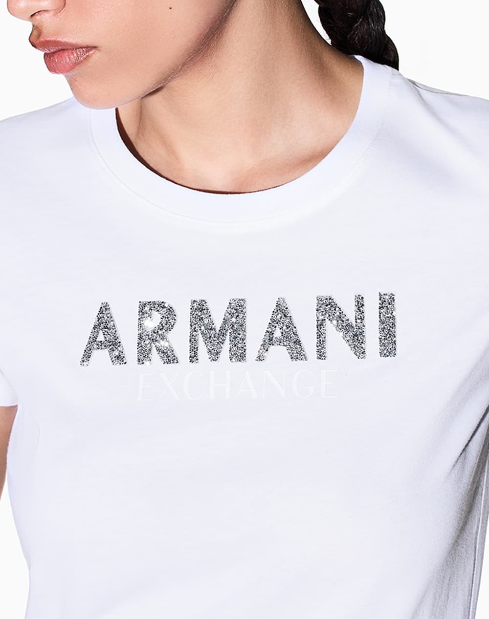 Women's T-Shirts Armani Exchange White