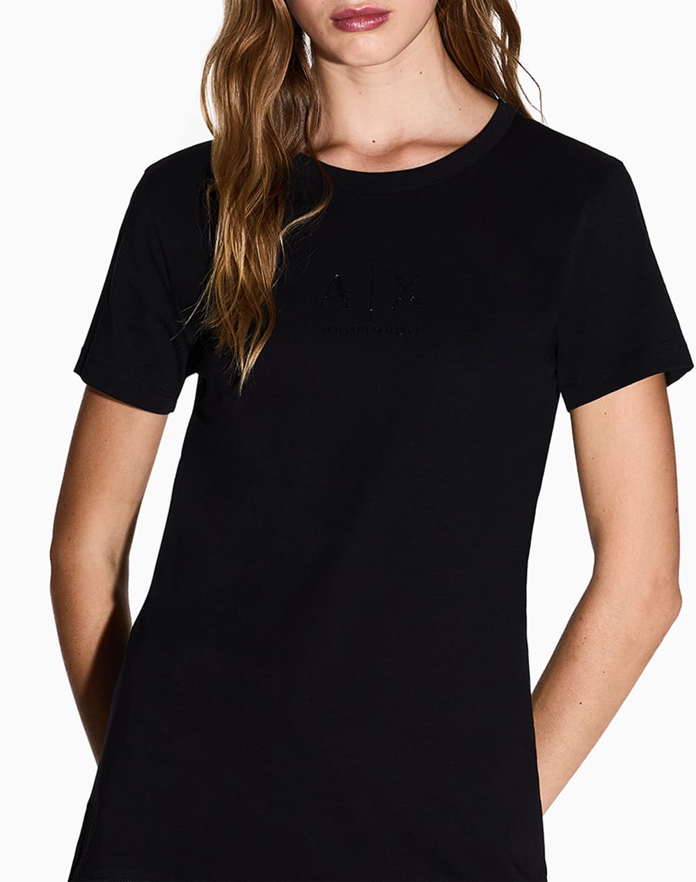 Women's T-Shirts Armani Exchange Black