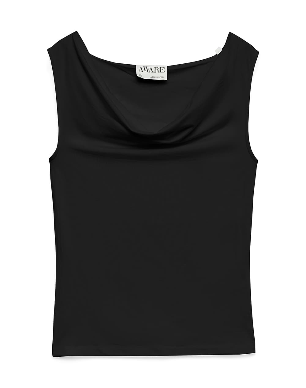 AWARE BY VERO MODA AWBREA HEAVEN SL WATERFALL TOP 10344258-BLACK Black