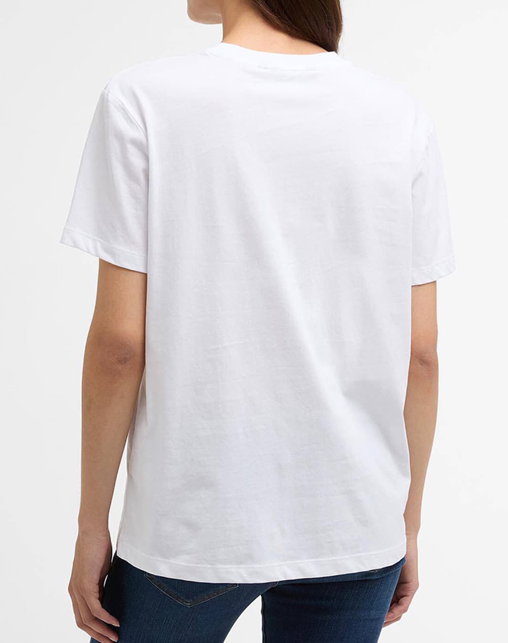 Women's T-Shirts Barbour White