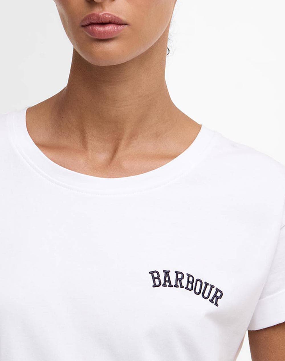 Women's T-Shirts Barbour White