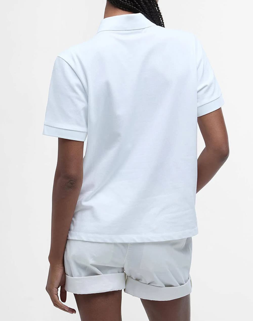 Women's Polo Shirts Barbour White