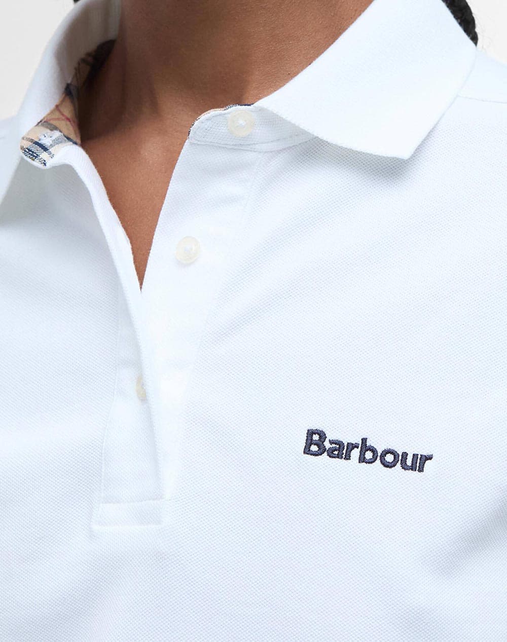 Women's Polo Shirts Barbour White