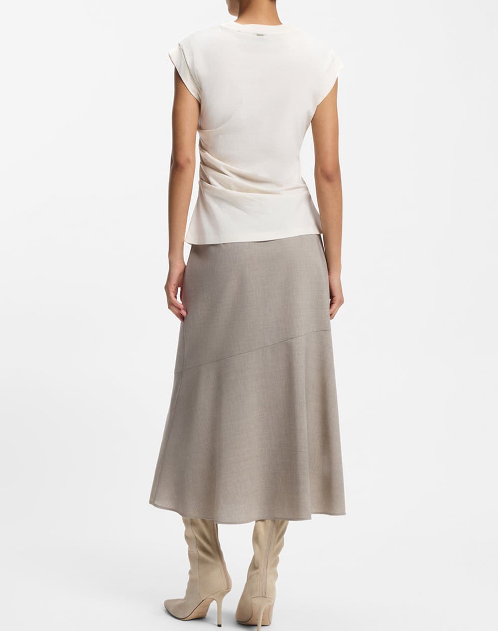 Women's T-Shirts Boss Ecru