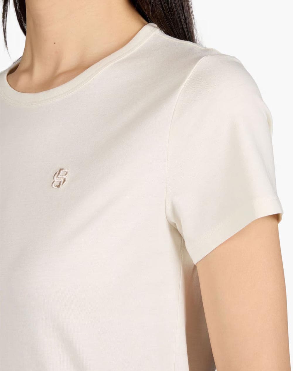 Women's T-Shirts Boss Ecru