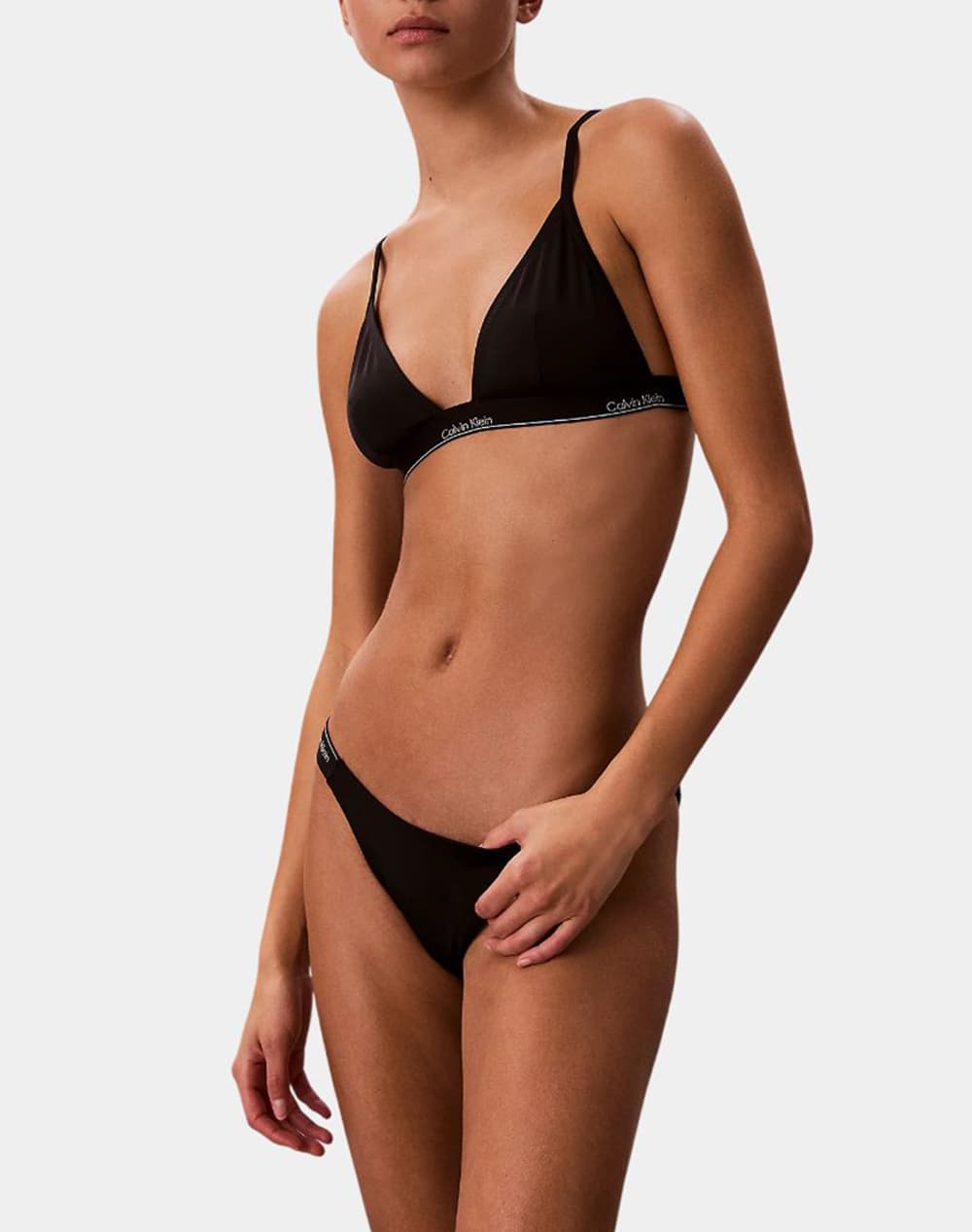 ΜΑΓΙΟ TOP CALVIN KLEIN TRIANGLE BLACK CALVIN KLEIN