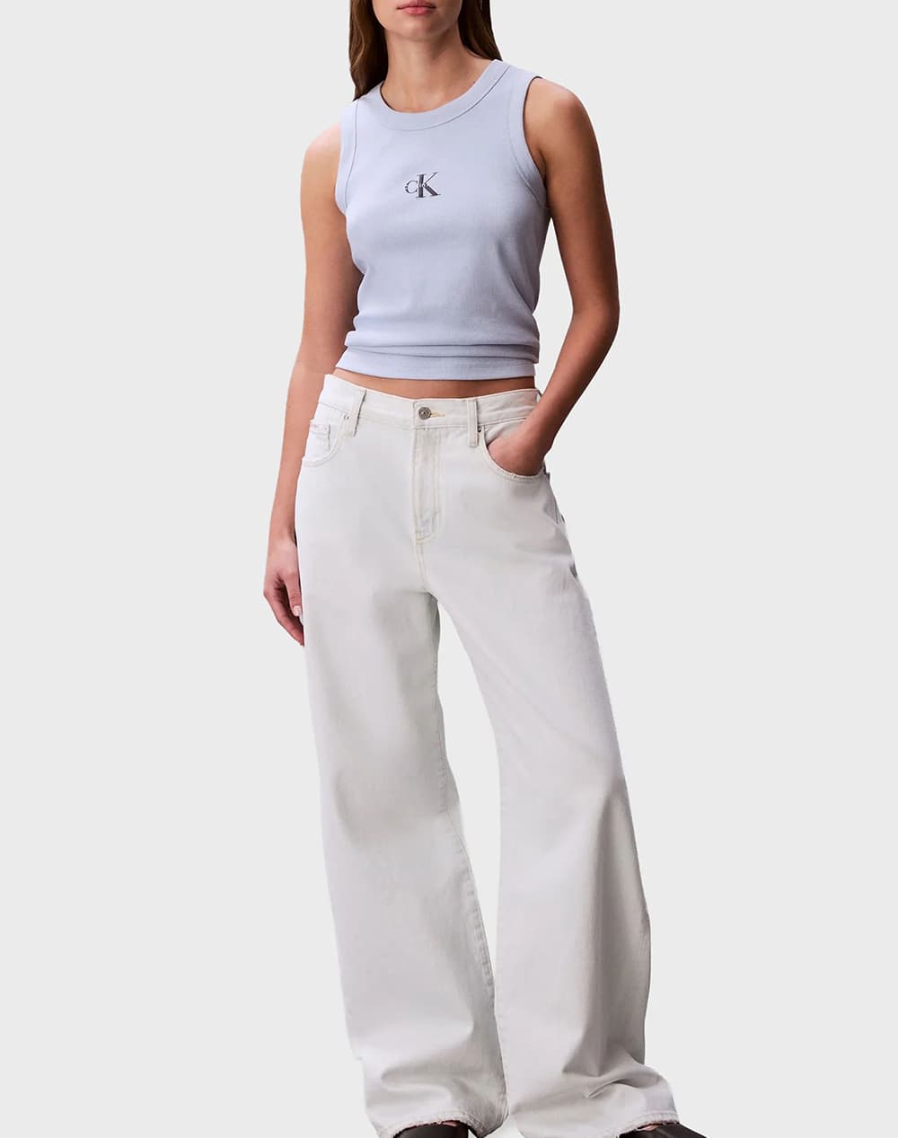 Women's Sleeveless Tops Calvin Klein Blue