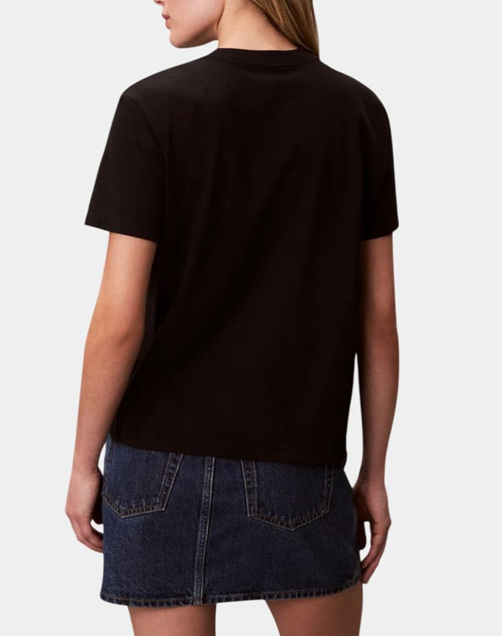 T-SHIRT CALVIN KLEIN TONAL BLACK CALVIN KLEIN