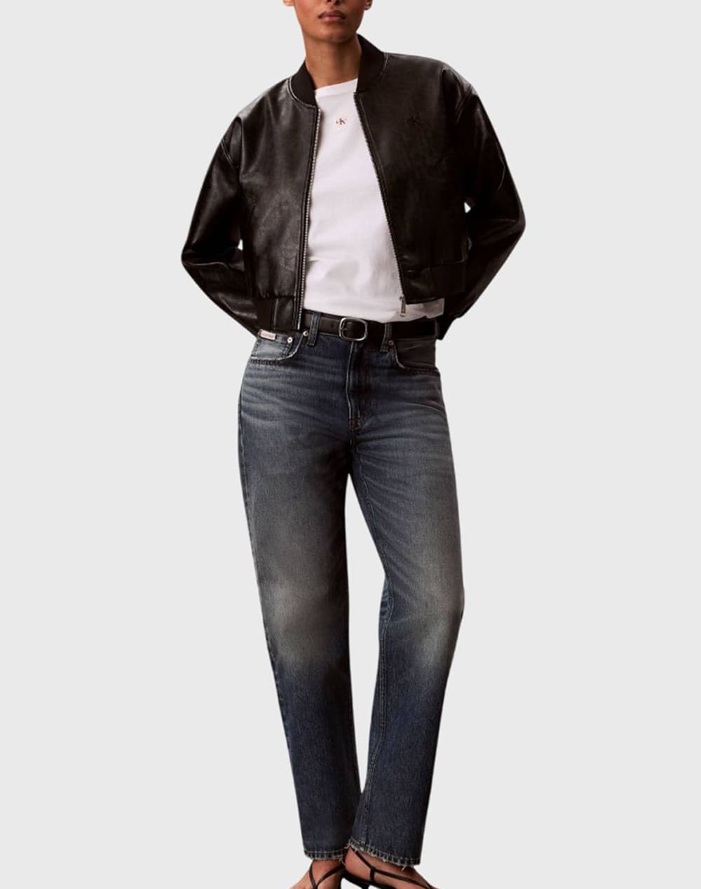 Woven Label Classic T-Shirt Women Calvin Klein