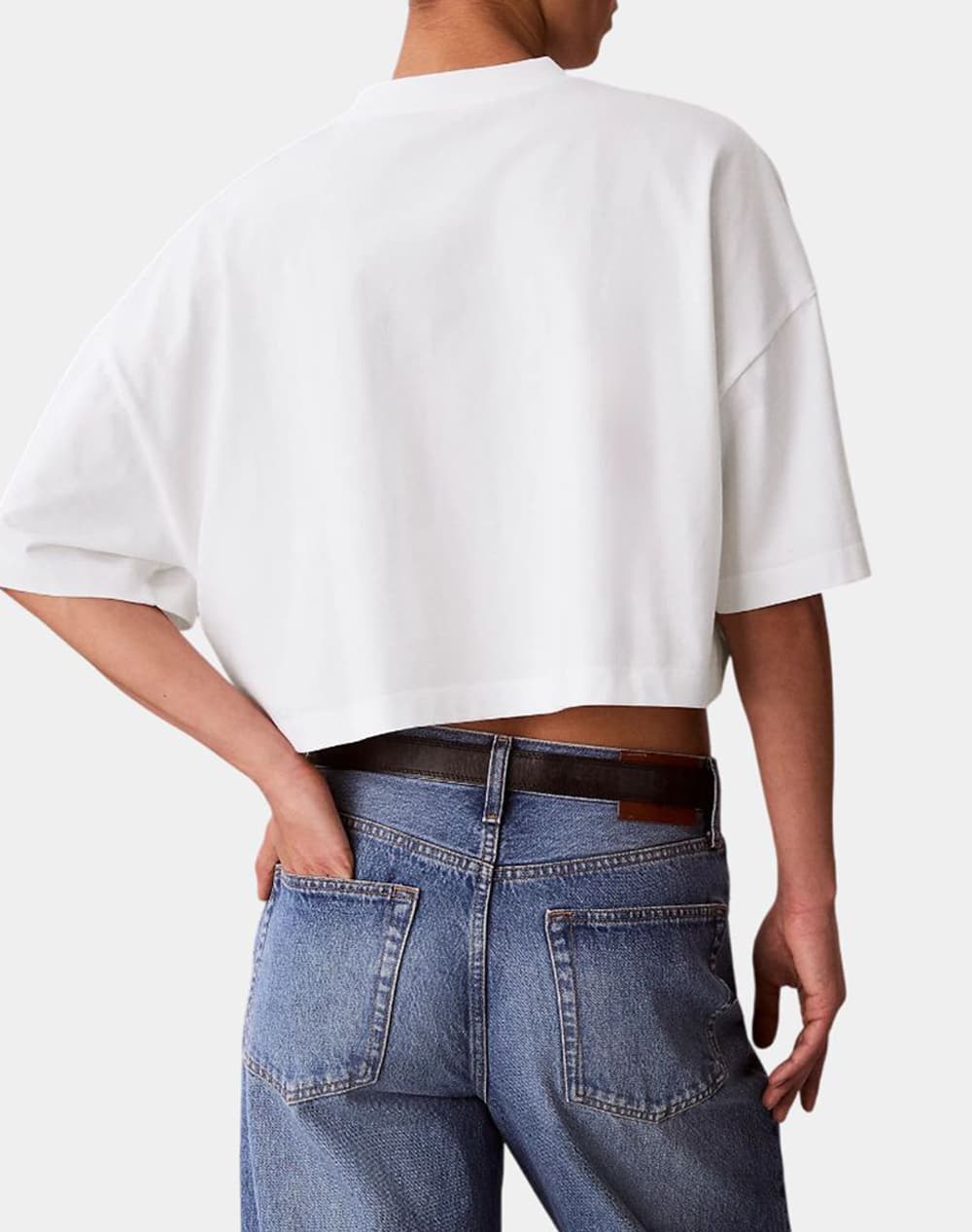 Women's Crop Tops Calvin Klein White