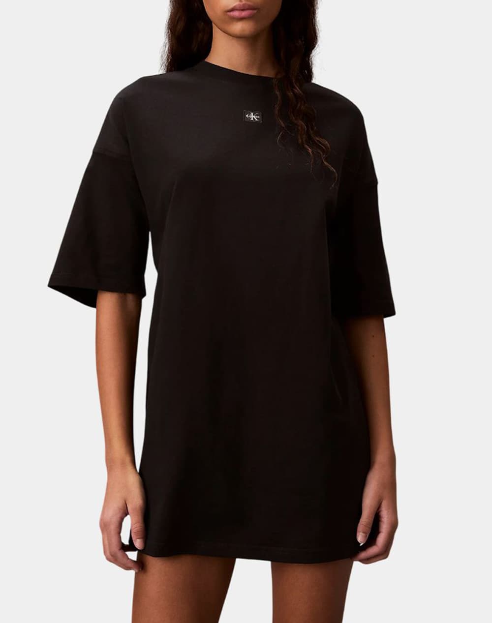 Label Oversize Mini T-Shirt Dress Women Calvin Klein