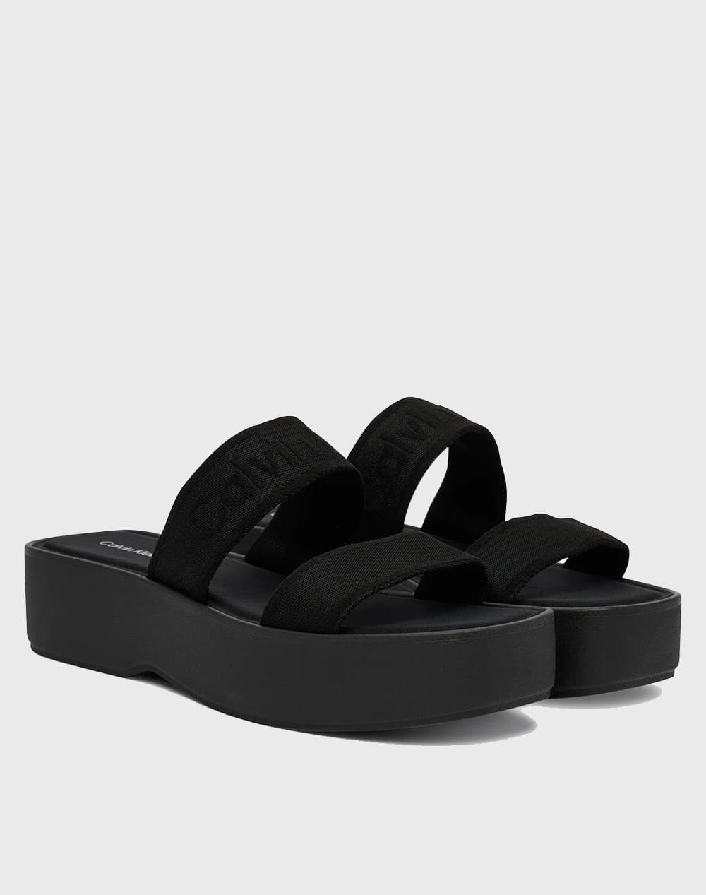 Webbing Flatform Sandals Women Calvin Klein
