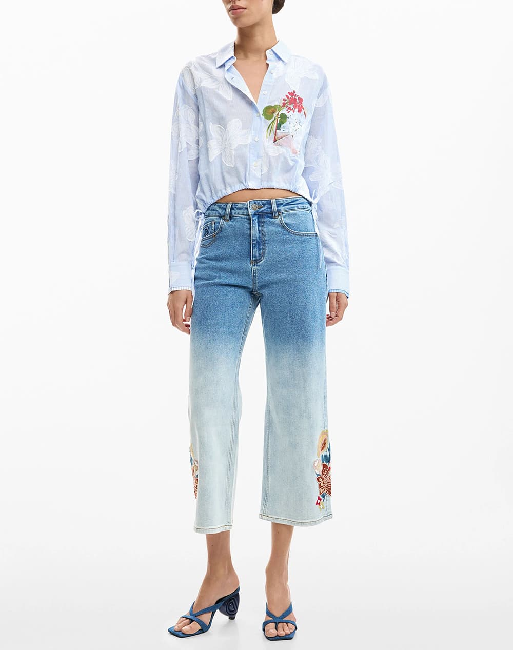 Women's Shirts Desigual Blue