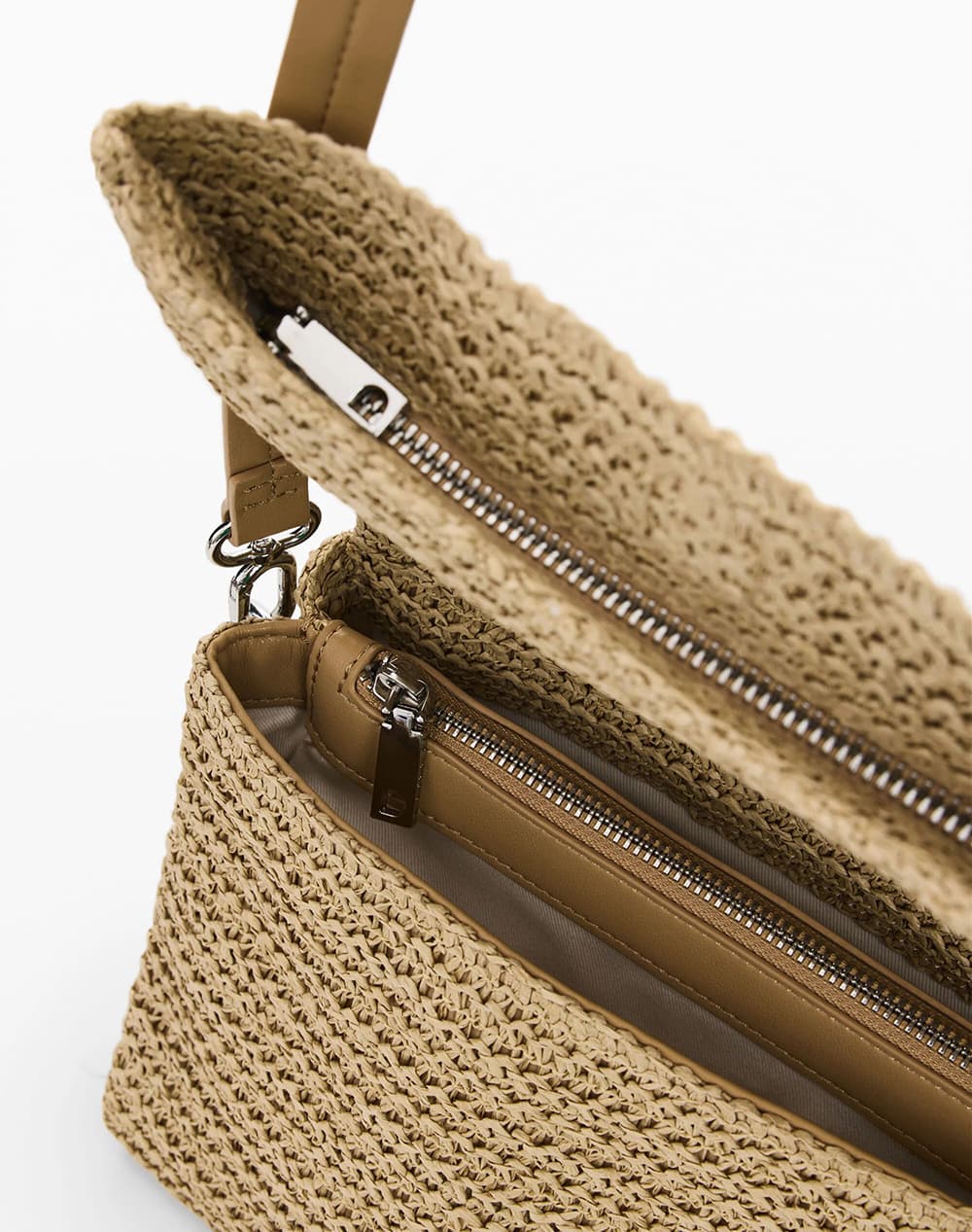 Τσάντες ώμου Desigual HALF LOGO RAFFIA VENECIA