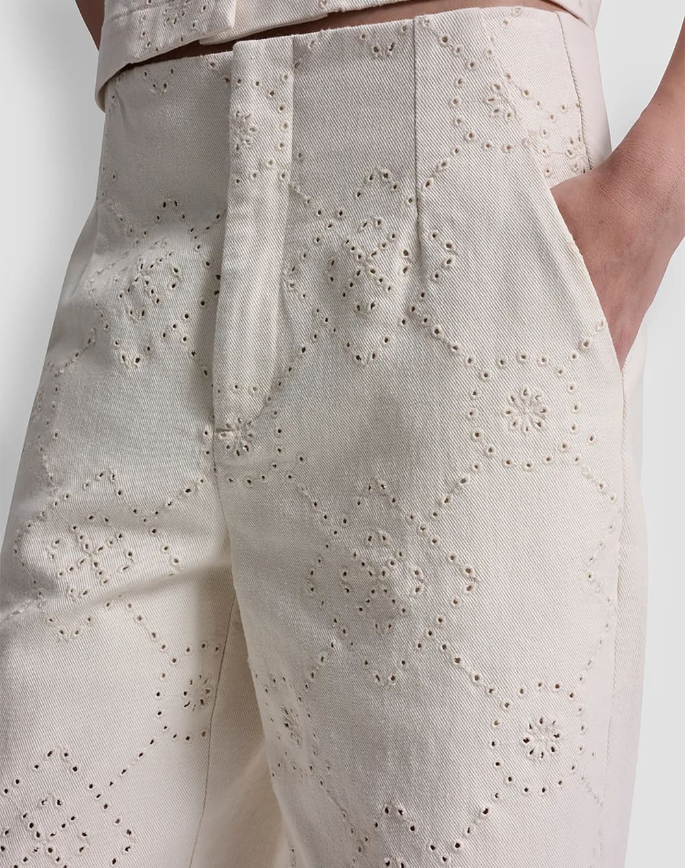 Women's Pants Dkny Ecru