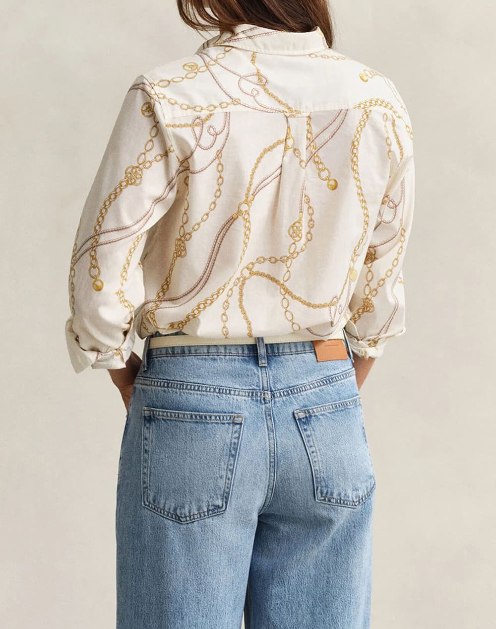 Women's Shirts Gant Ecru