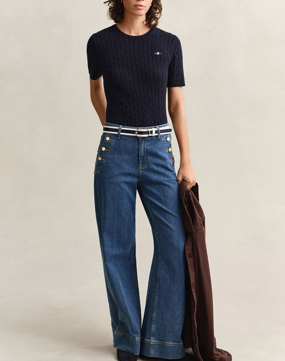 Women's Knitwear Gant Blue