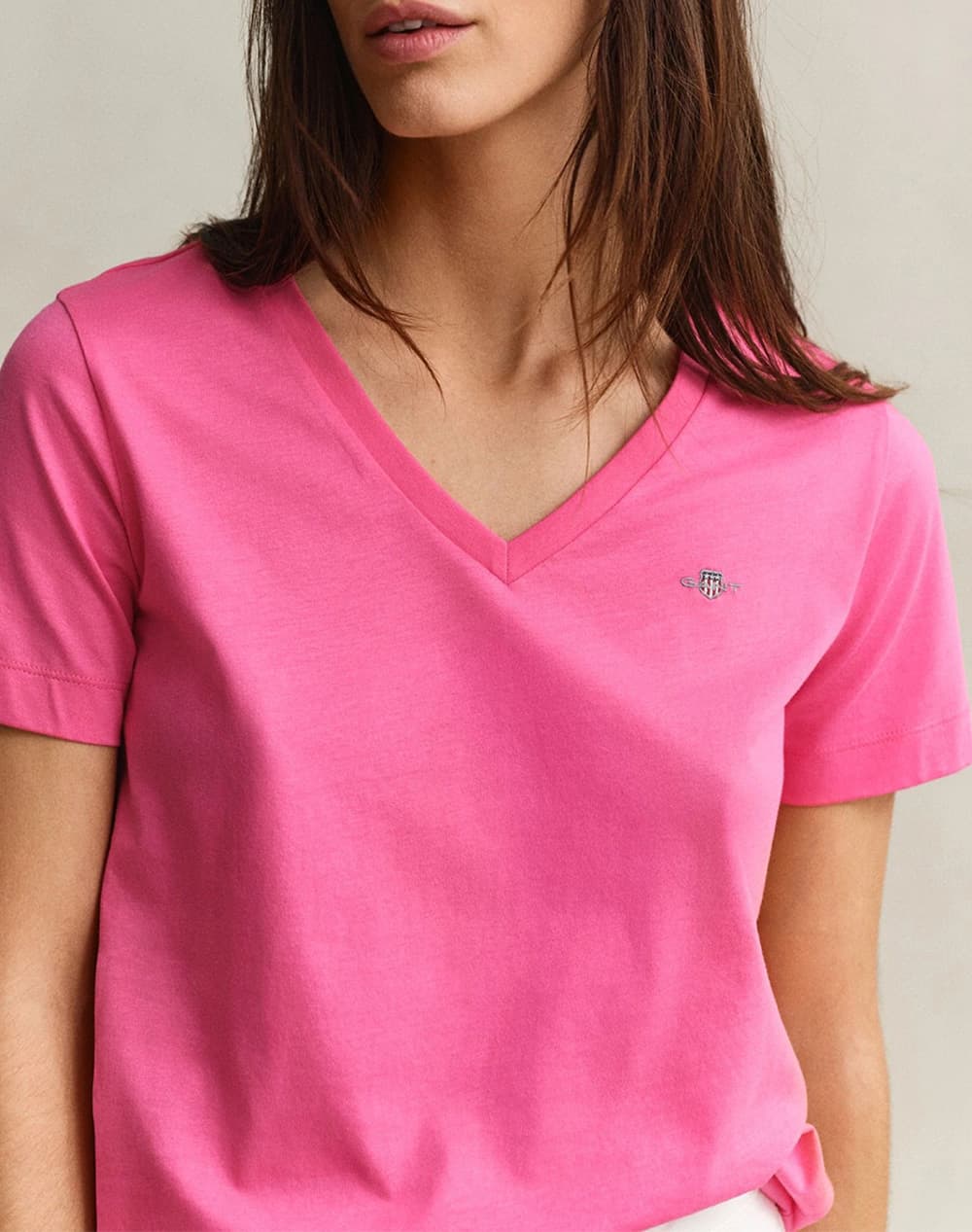 Women's T-Shirts Gant Fuchsia