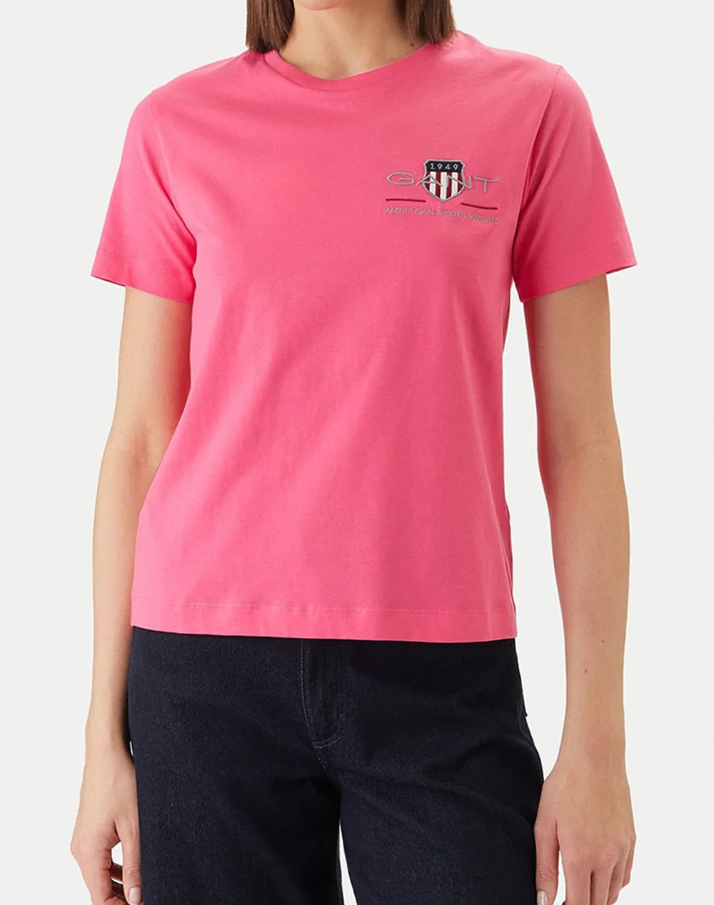 Women's T-Shirts Gant Fuchsia