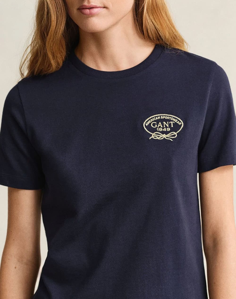 Women's T-Shirts Gant Blue