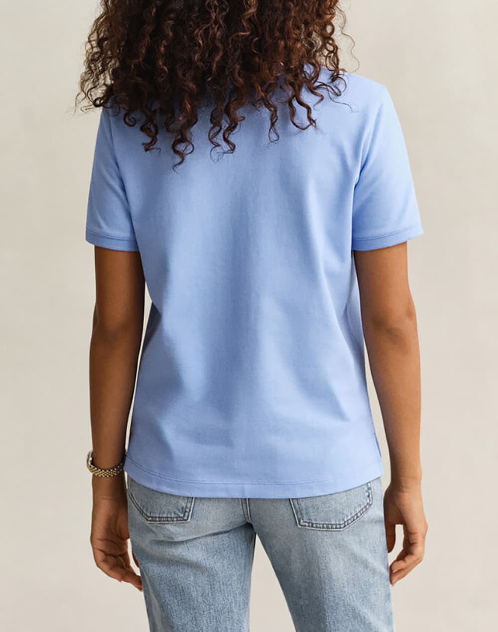 Women's Polo Shirts Gant Blue