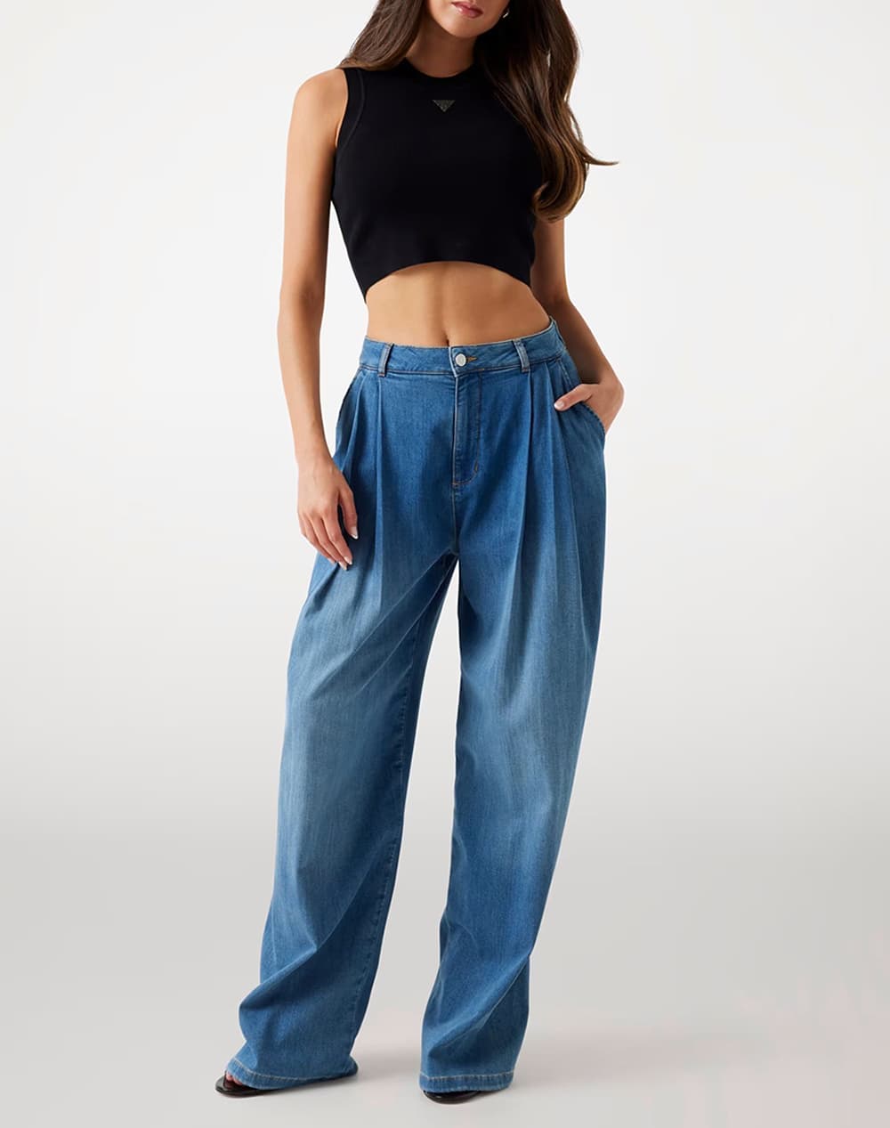 Αμάνικα/T-shirts χωρίς μανίκια Guess ALEXIA TANK