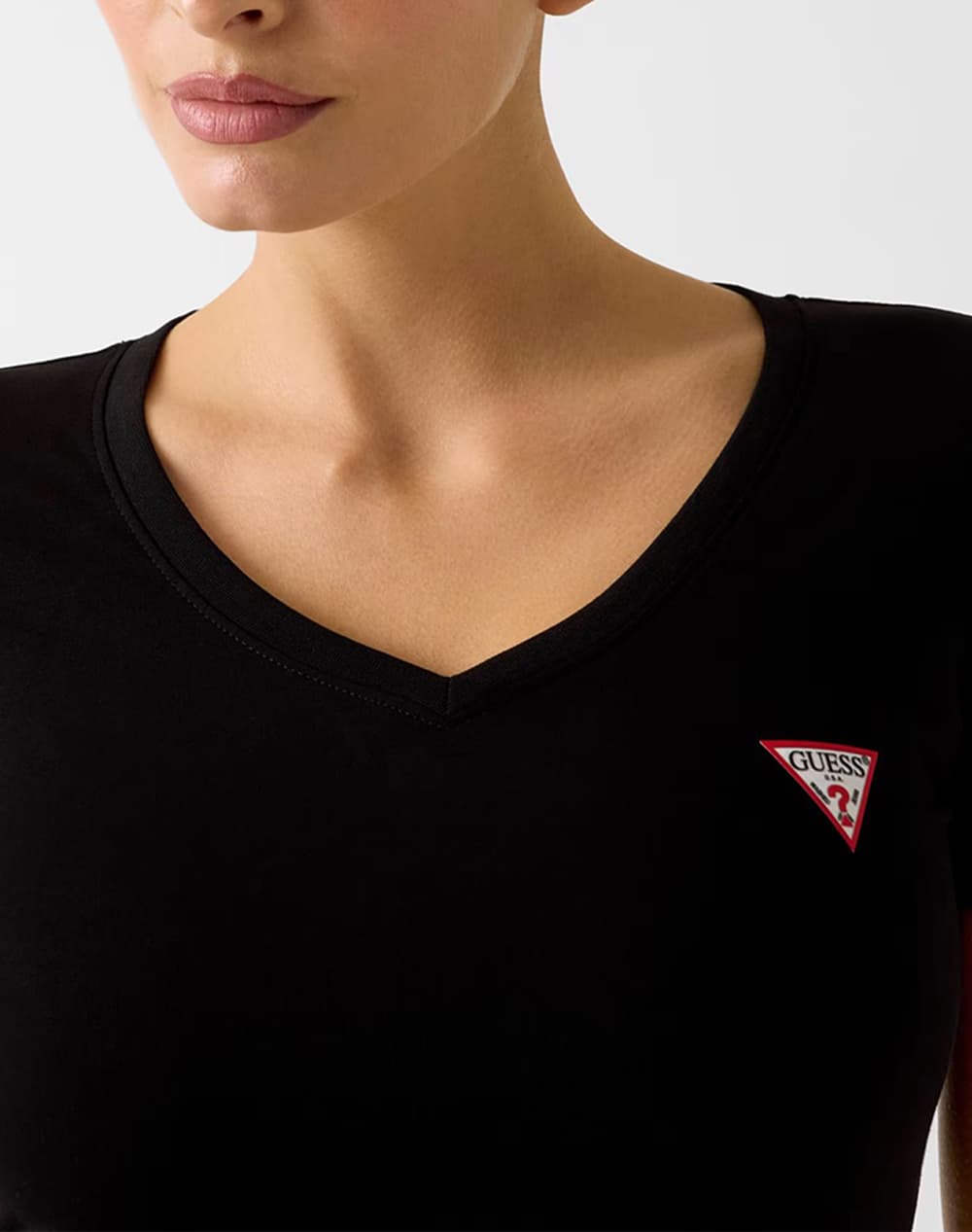 T-shirt με κοντά μανίκια Guess SS VN MINI TRIANGLE TEE