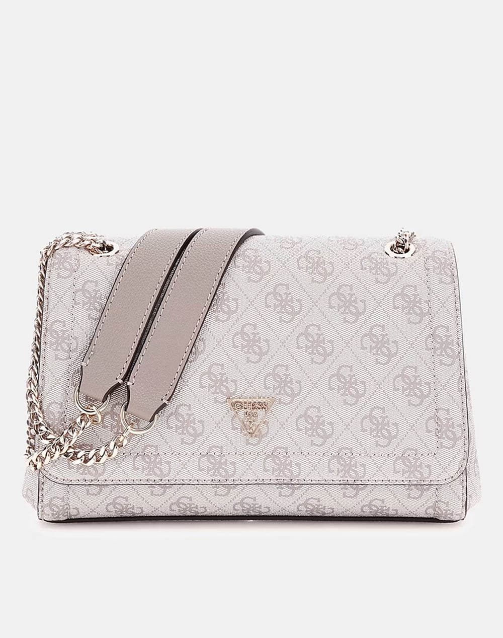 GUESS NOELLE II CNVRTBLE XBODY FLAP ΤΣΑΝΤΑ ΓΥΝΑΙΚΕΙΟ HWBG9672210-LGW SandyBrown