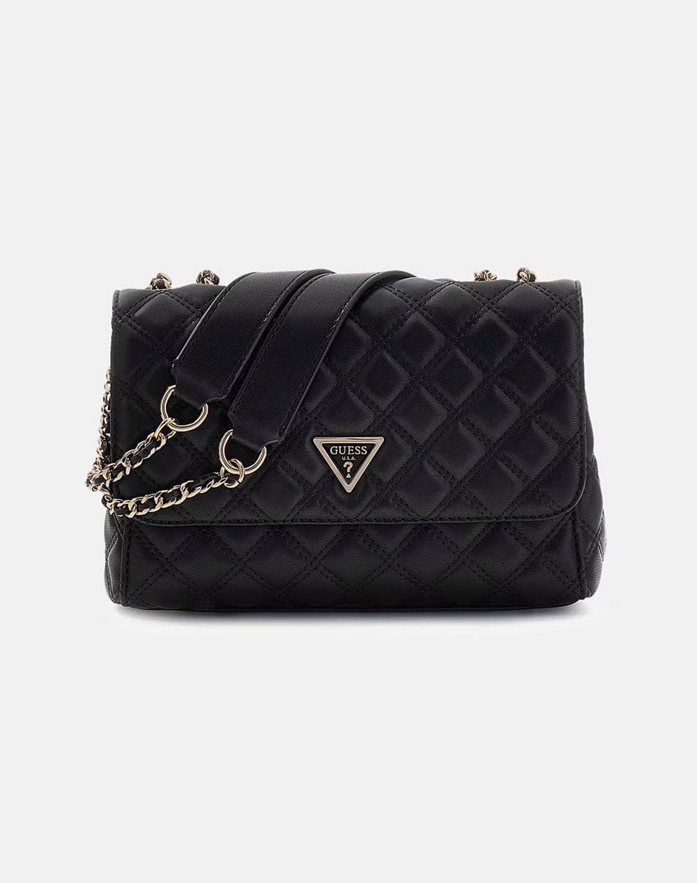 GUESS GIULLY II 2 COMP CNVRTBLE FLAP ΤΣΑΝΤΑ ΓΥΝΑΙΚΕΙΟ HWQG9673200-BLA Black