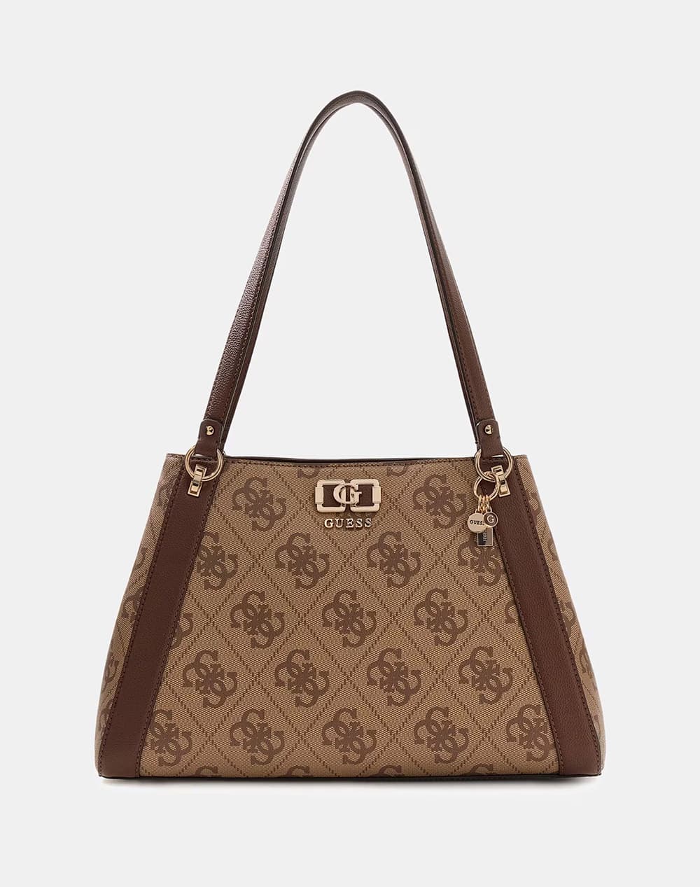 GUESS KARNILLA LOGO GFRIEND CARRYALL ΤΣΑΝΤΑ ΓΥΝΑΙΚΕΙΟ HWOS9901220-LGW Brown