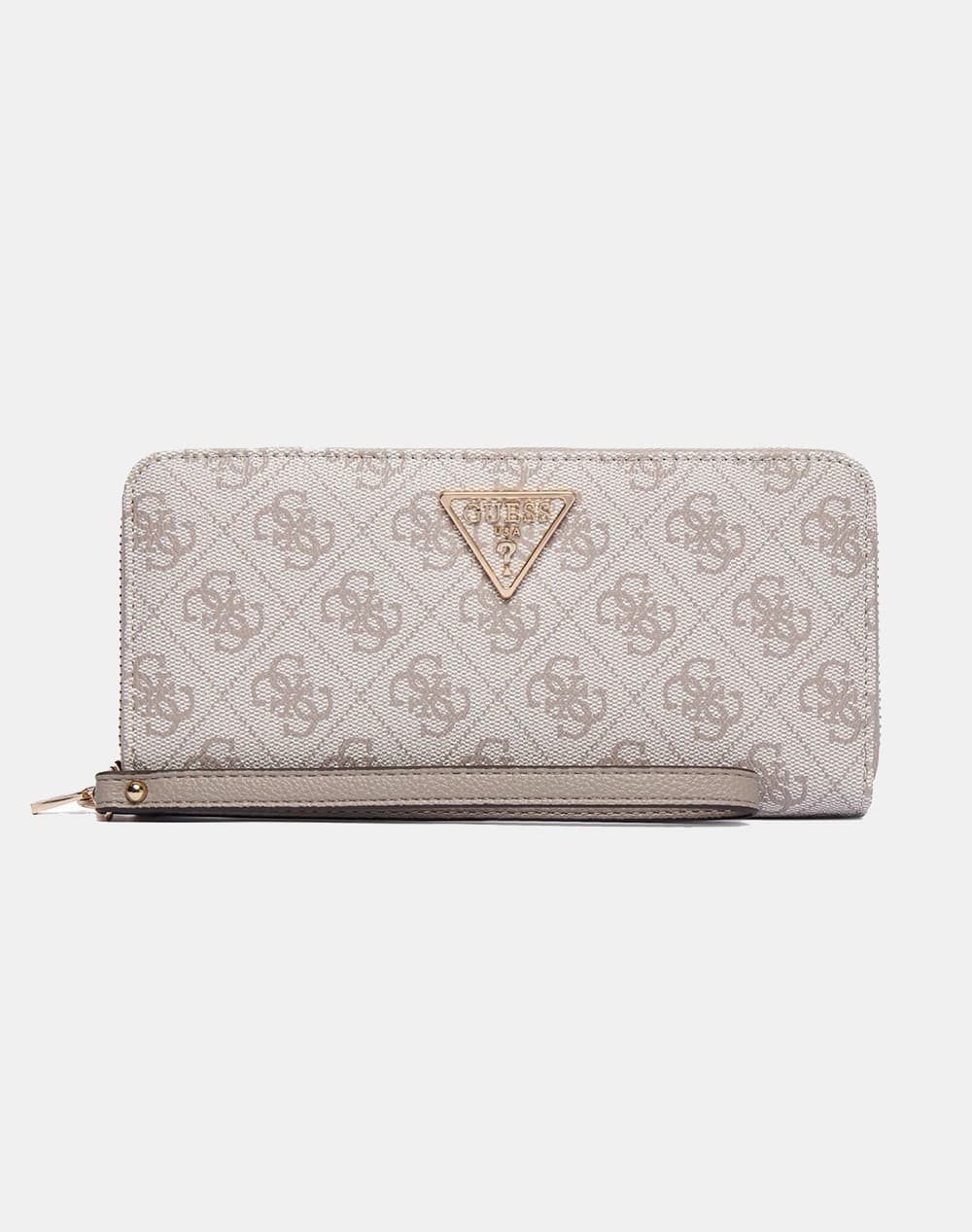 GUESS LAUREL II SLG LARGE ZIP AROUND ΑΞΕΣΟΥΑΡ ΓΥΝΑΙΚΕΙΟ SWSG7459146-DKO Ecru