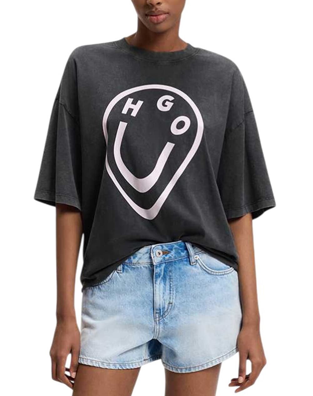 Women's T-Shirts Hugo Black