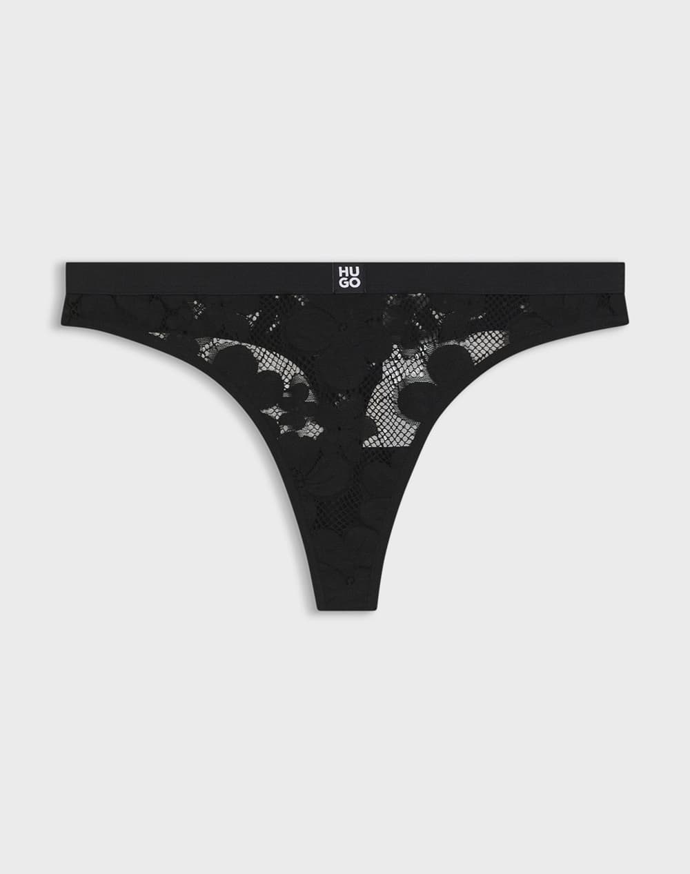 HUGO BLOOM LACE THONG 10279381 01 50561611-001 Black