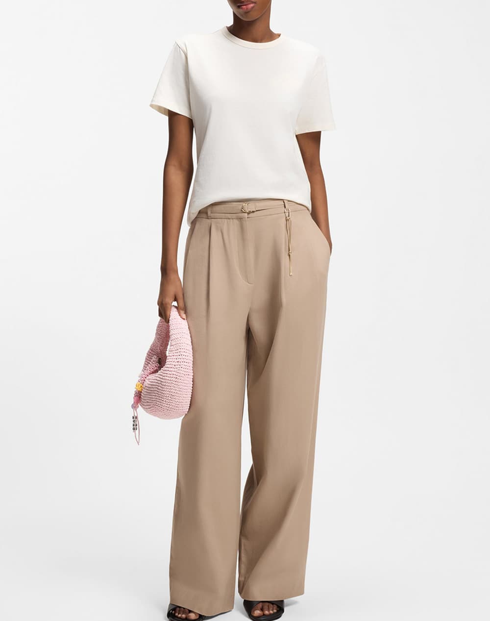 Women's T-Shirts Hugo Ecru