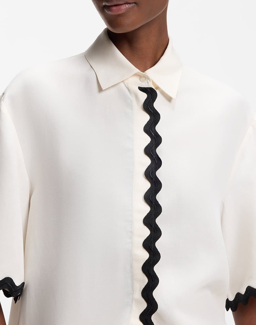 Women's Shirts Hugo Ecru