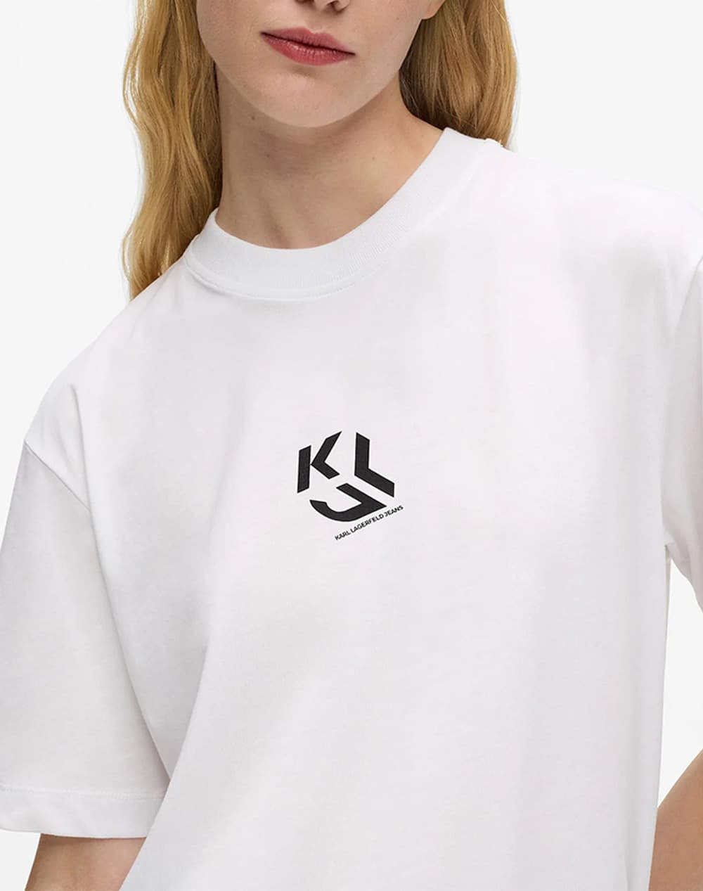 Monogram Regular Fit T-Shirt Women Karl Lagerfeld